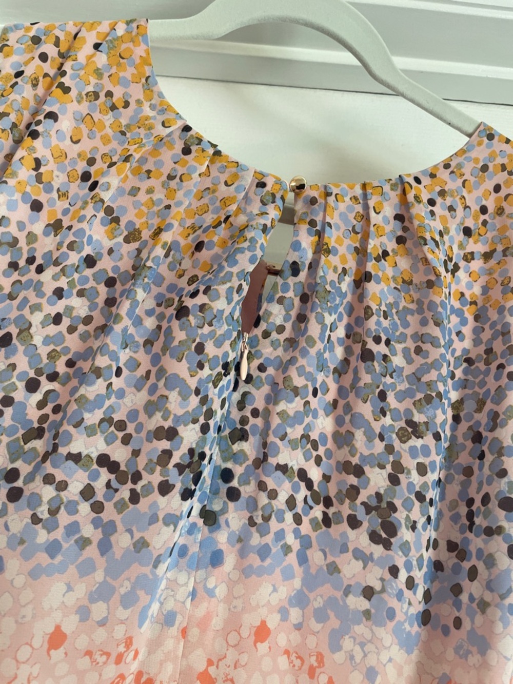 Lane Bryant Ombre Speckle Maxi Dress in Pink, Blue & Cream - Picture 6 of 8